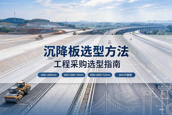 绥宁沉降板选择方法