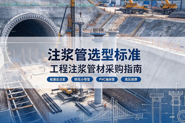 绥宁注浆管选型标准