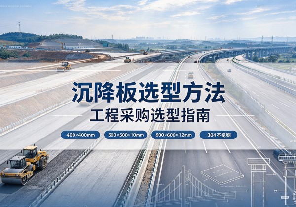绥宁沉降板选择方法